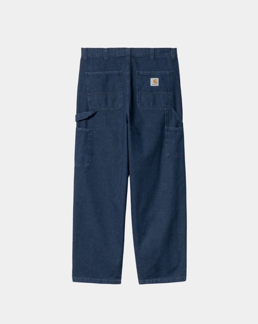 Maend Carhartt WIP | Og Loose Fit Single Knee Pant | Bla (Stenvasket)