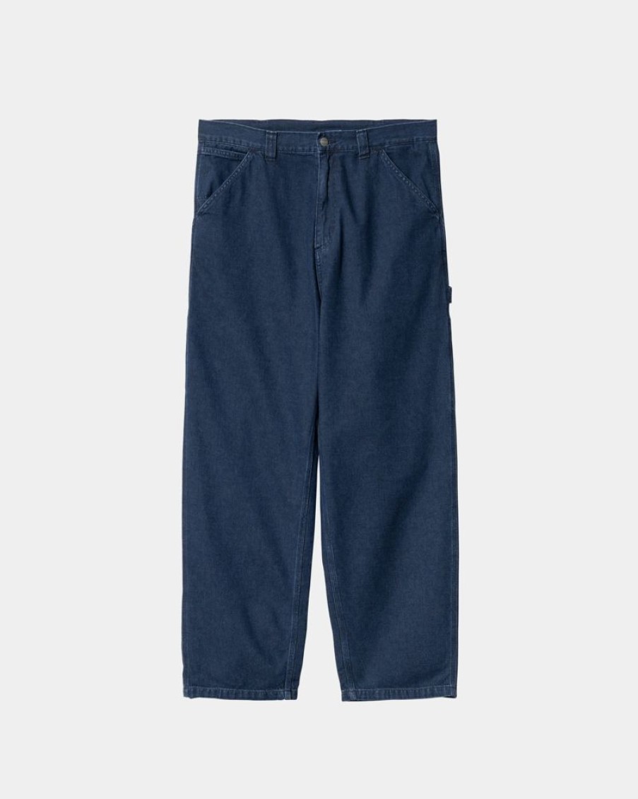 Maend Carhartt WIP | Og Loose Fit Single Knee Pant | Bla (Stenvasket)