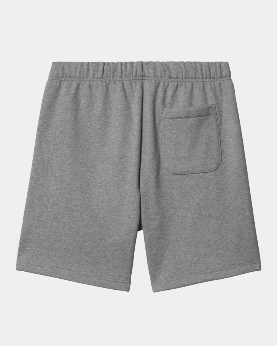 Maend Carhartt WIP | Chase Sweat Short | Morkegra Heather