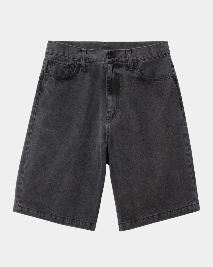 Maend Carhartt WIP | Landon Short | Sort (Heavy Stone Vask)