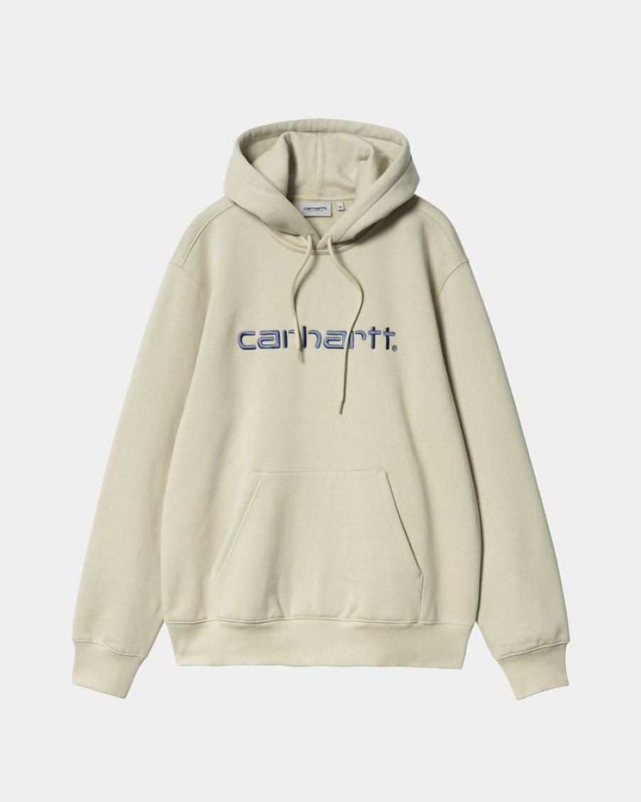 Maend Carhartt WIP | Carhartt Sweatshirt Med Haette | Beryl / Sorrent