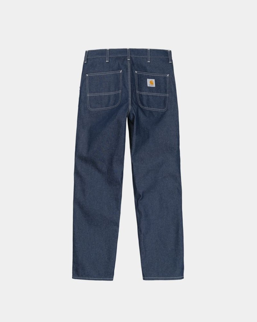 Maend Carhartt WIP | Simple Pant - Denim | Bla (Stiv)