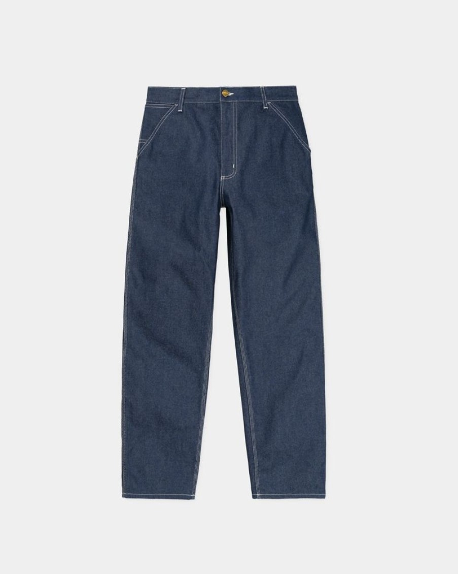 Maend Carhartt WIP | Simple Pant - Denim | Bla (Stiv)