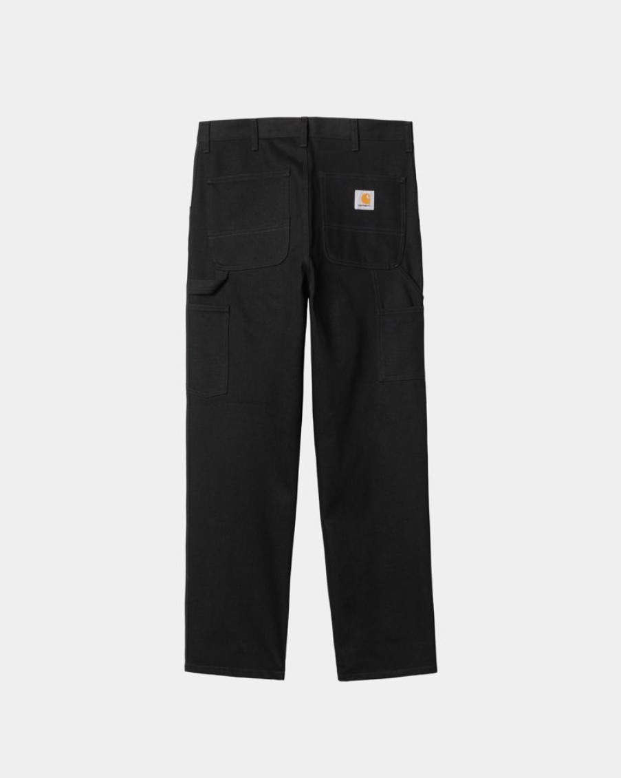 Maend Carhartt WIP | Single Knee Pant - Denim | Sort (Skyllet)