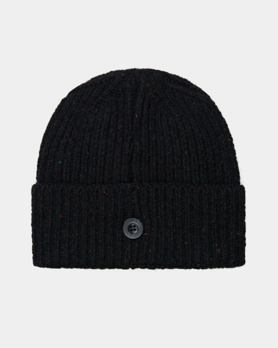 Tilbehor Carhartt WIP | Anglistisk Beanie | Sort