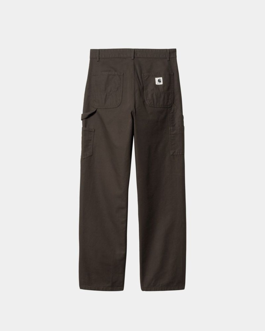 Kvinder Carhartt WIP | Pierce Pant Straight - Canvas | Tobak