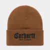 Tilbehor Carhartt WIP | Onyx Beanie | Hamilton Brun / Sort