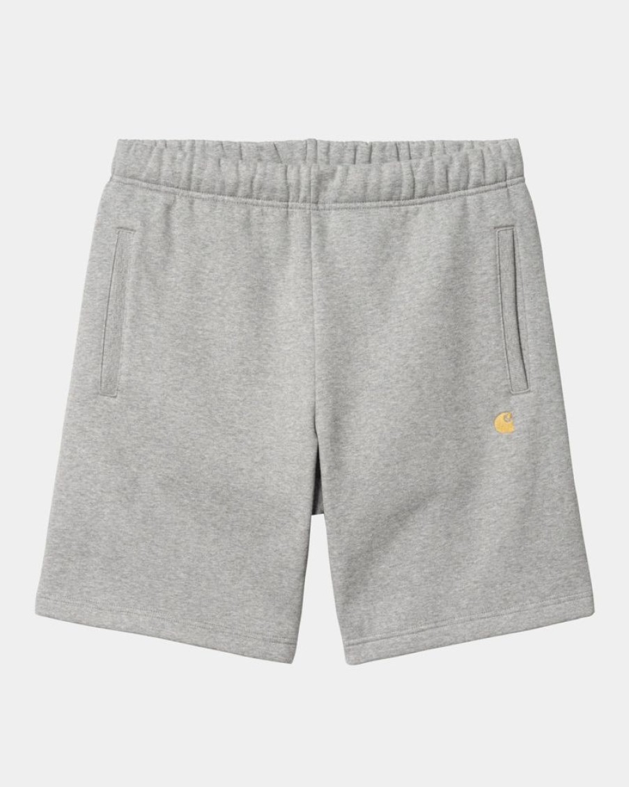 Maend Carhartt WIP | Chase Sweat Short | Gra Lyng