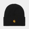 Tilbehor Carhartt WIP | Chase Beanie | Sort