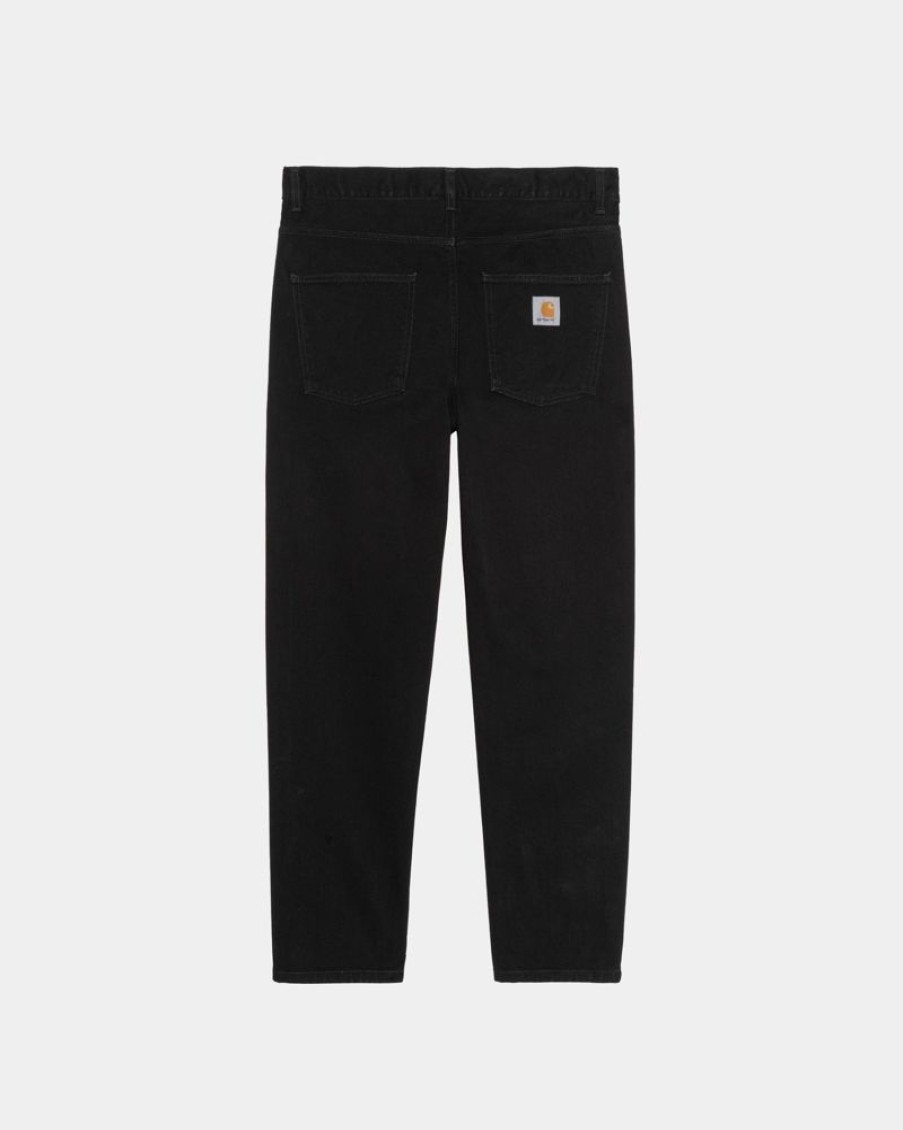 Maend Carhartt WIP | Newel Pant | Sort (En Vask)