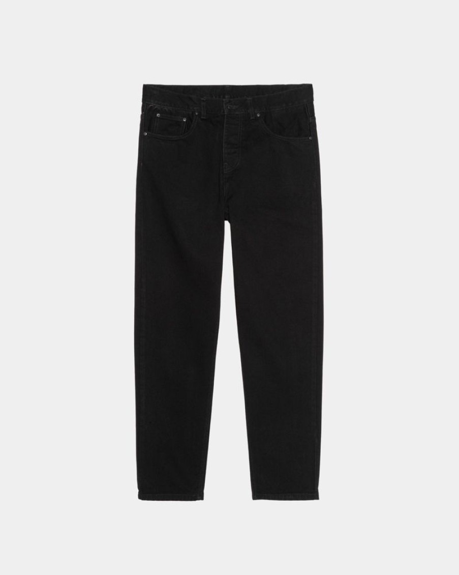 Maend Carhartt WIP | Newel Pant | Sort (En Vask)