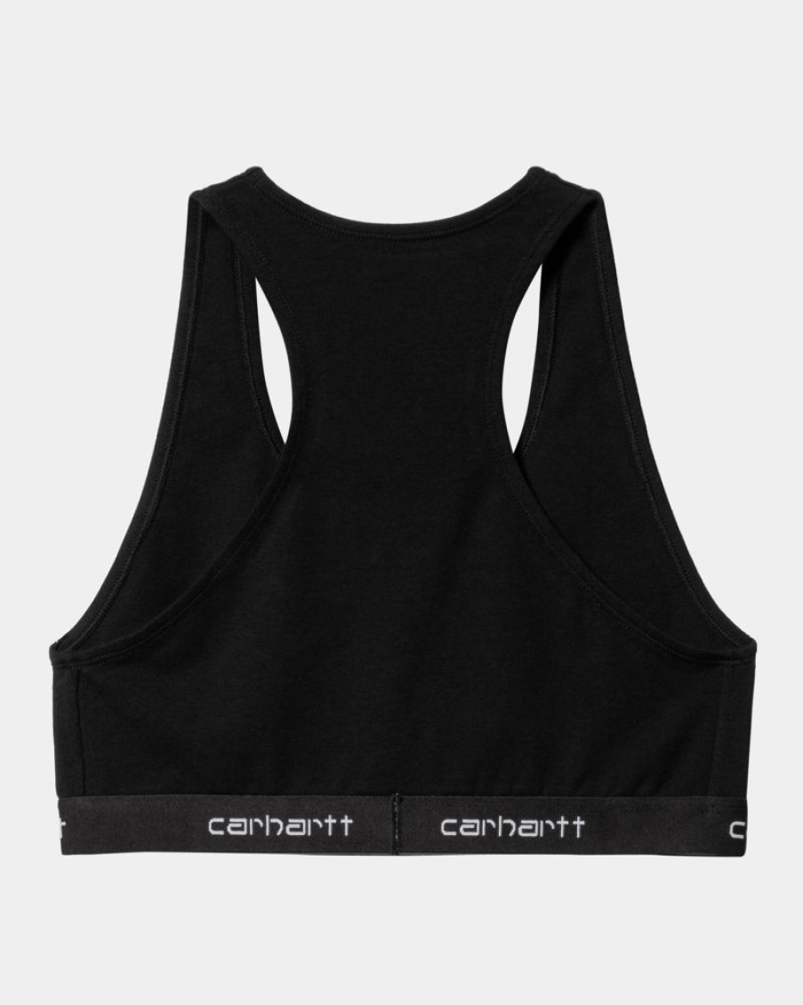 Kvinder Carhartt WIP | Script Racer Tank | Sort