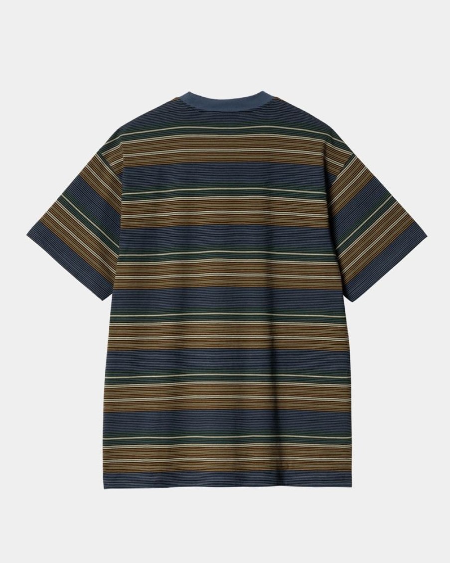 Maend Carhartt WIP | Colby Stripe T-Shirt | Flade