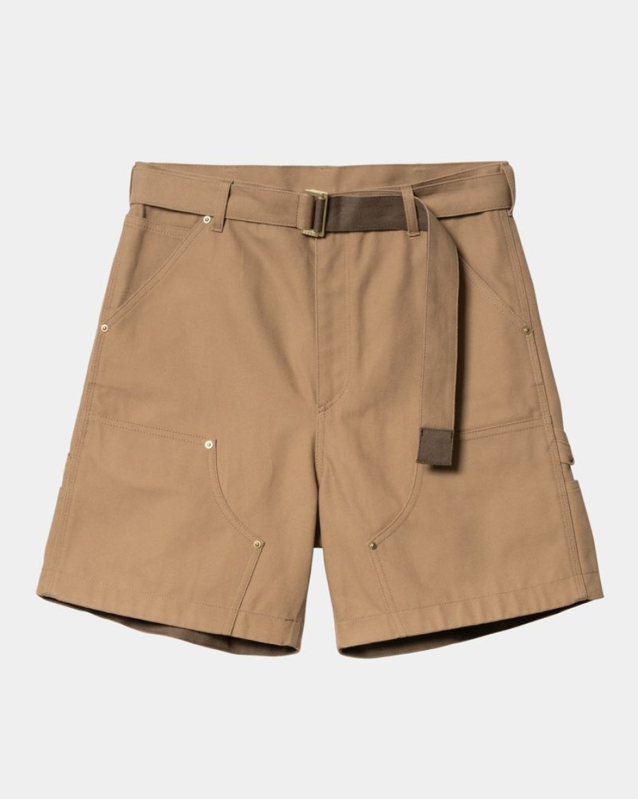 Maend Carhartt WIP | Sacai X Carhartt Wip Duck Shorts | Beige