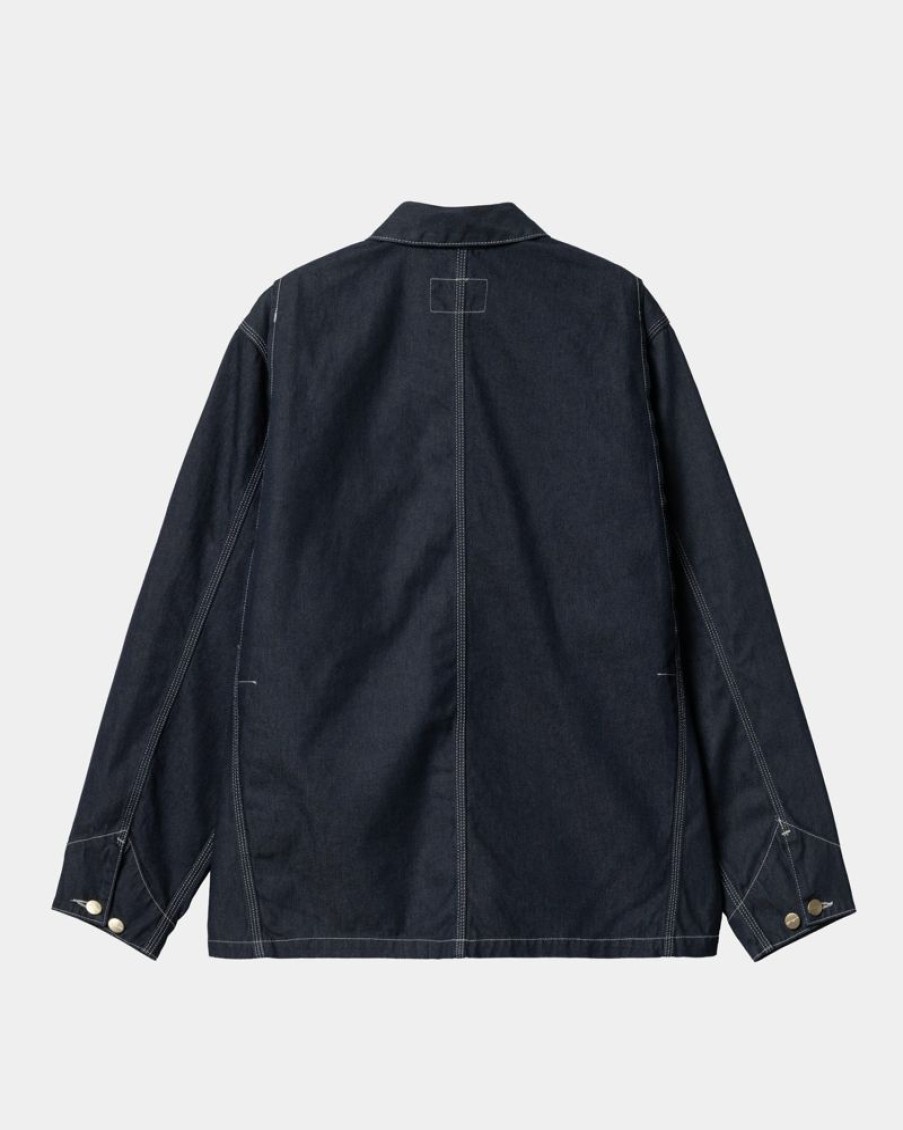 Maend Carhartt WIP | Og Chore Coat (Forar) | Bla (En Vask)