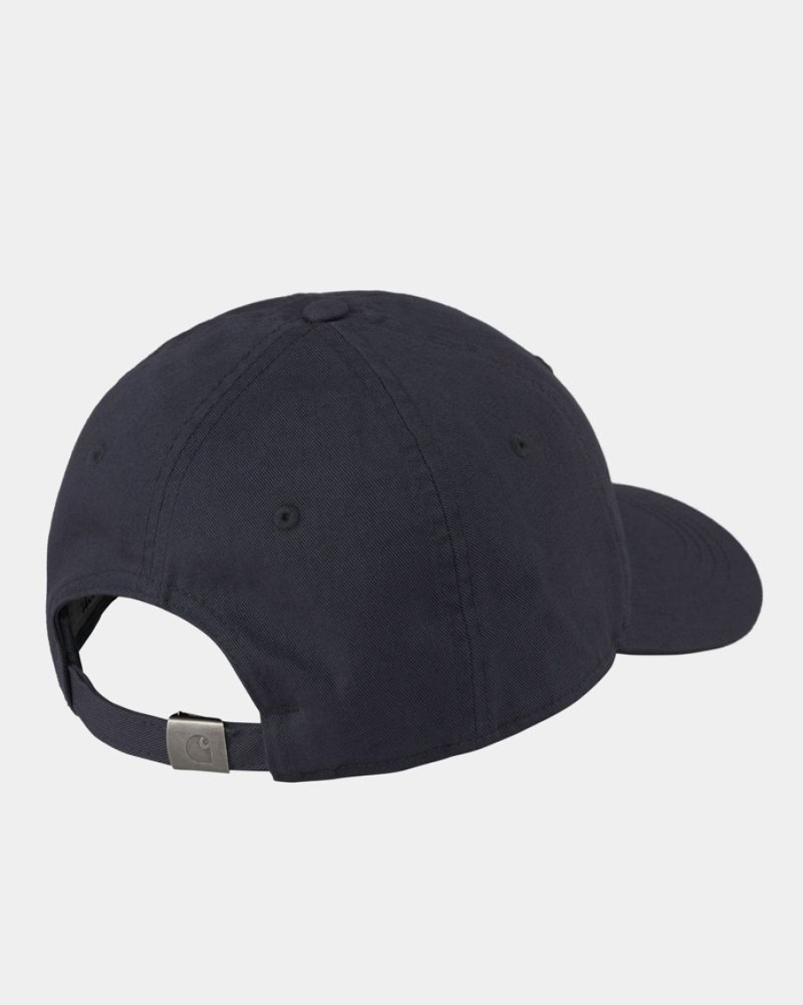 Tilbehor Carhartt WIP | Madison Logo Kasket | Mork Navy / Voks