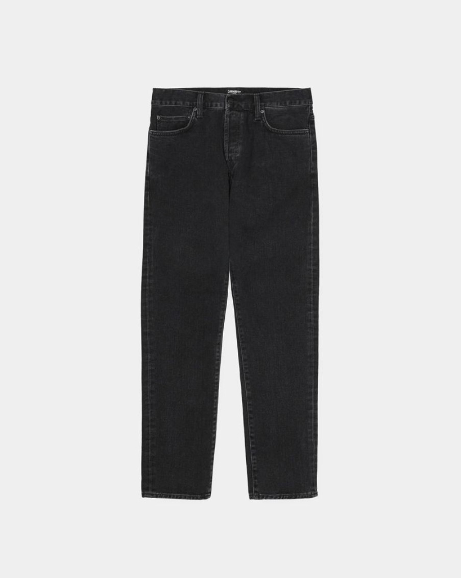 Maend Carhartt WIP | Klondike Pant - Maitland Denim | Sort (Stenvasket)