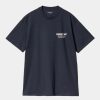 Maend Carhartt WIP | Less Troubles T-Shirt | Bla / Voks