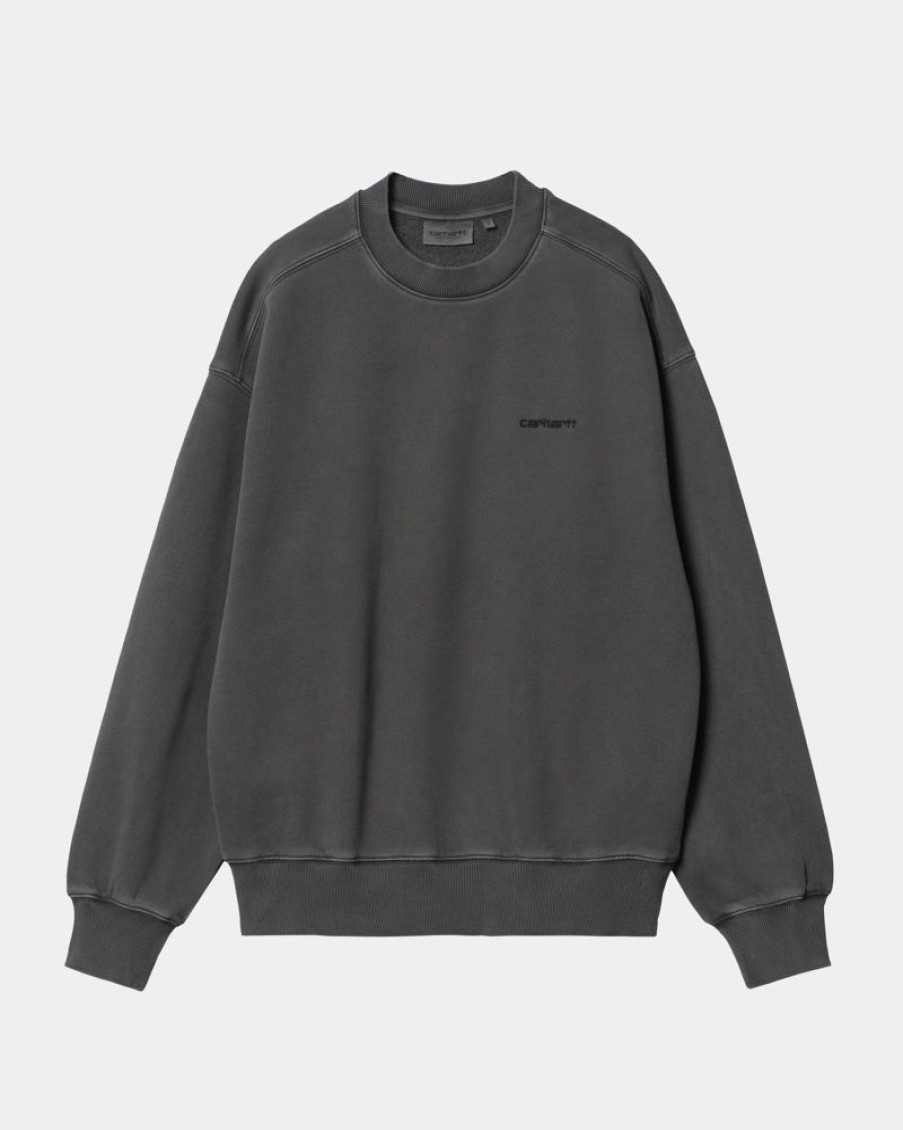 Kvinder Carhartt WIP | Dame Duster Script Sweatshirt | Sort