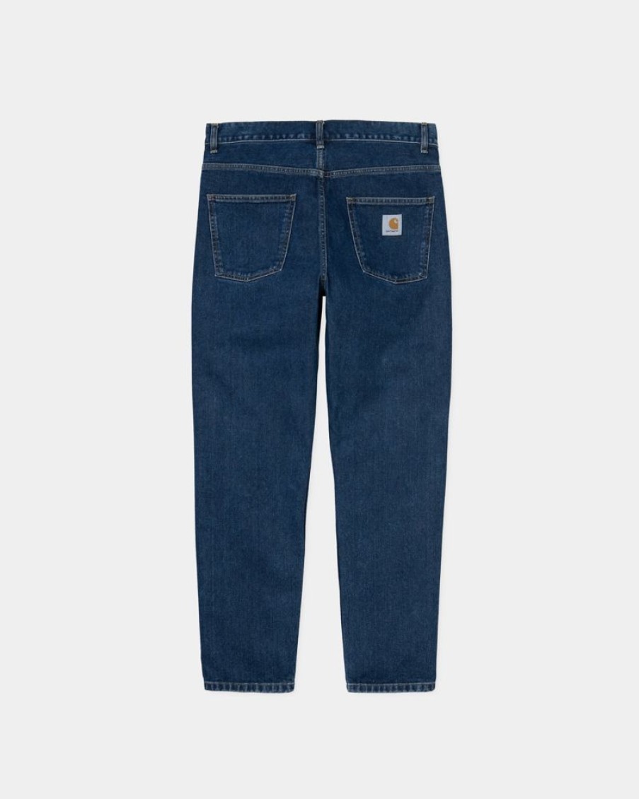 Maend Carhartt WIP | Newel Pant | Bla (Stenvasket)