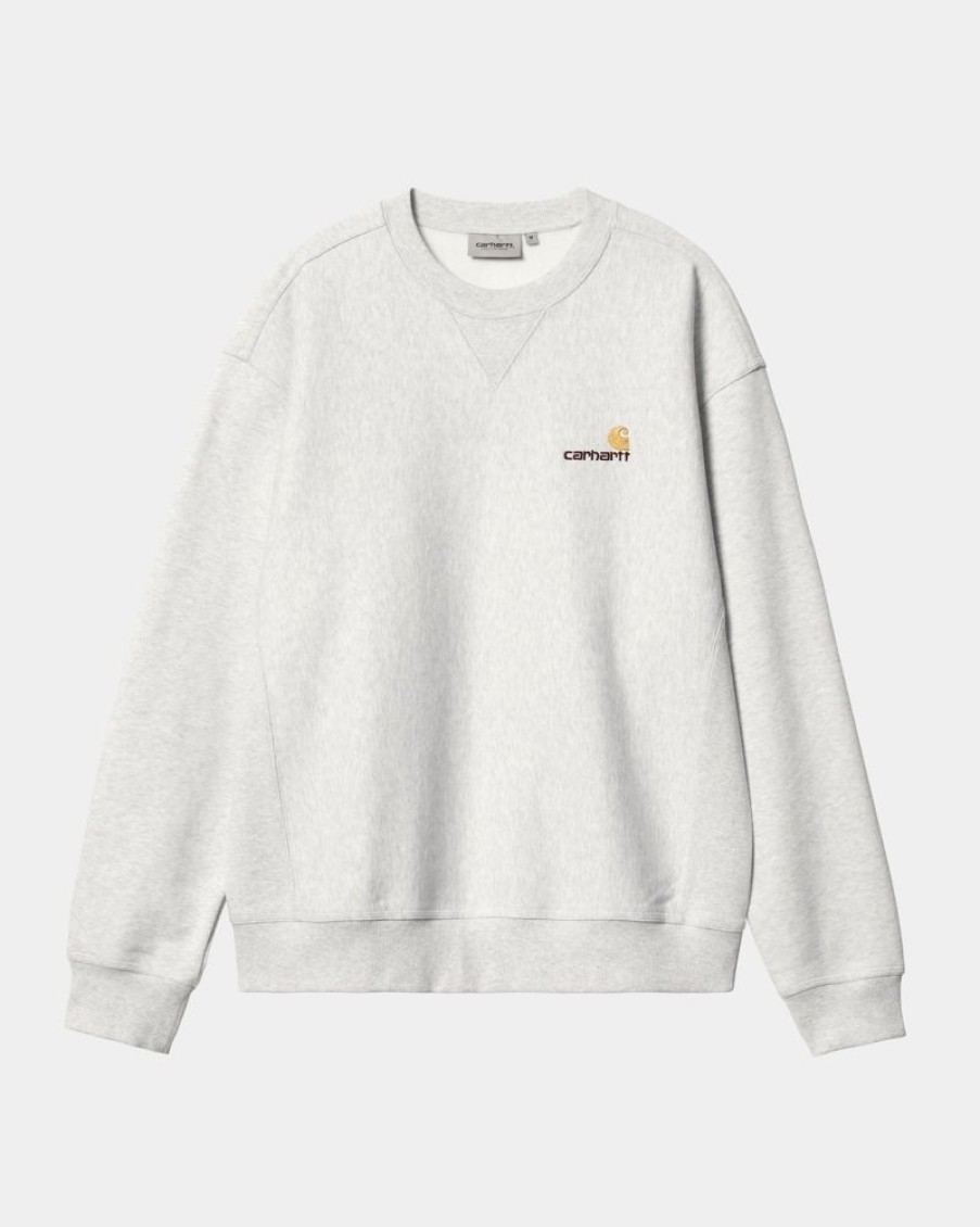 Maend Carhartt WIP | American Script Sweatshirt | Ask Heather