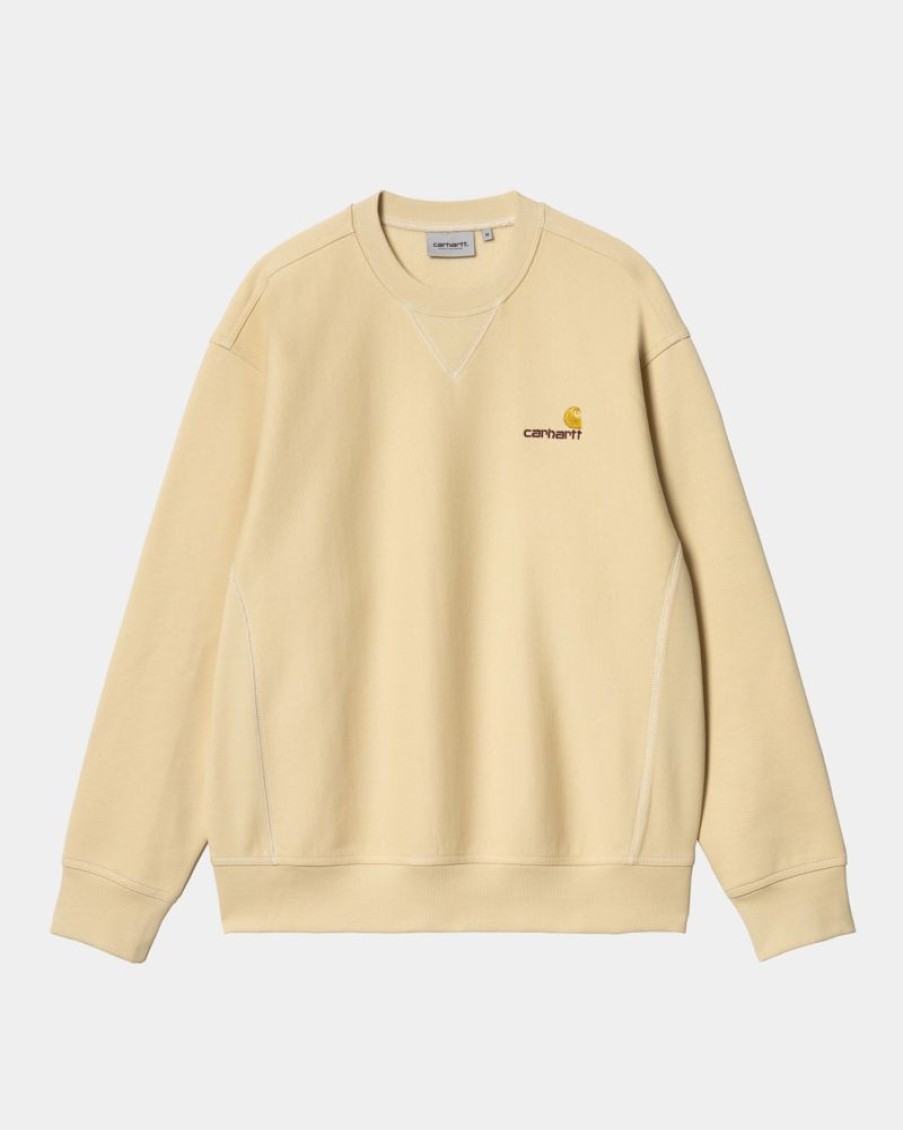 Maend Carhartt WIP | American Script Sweatshirt | Rattan