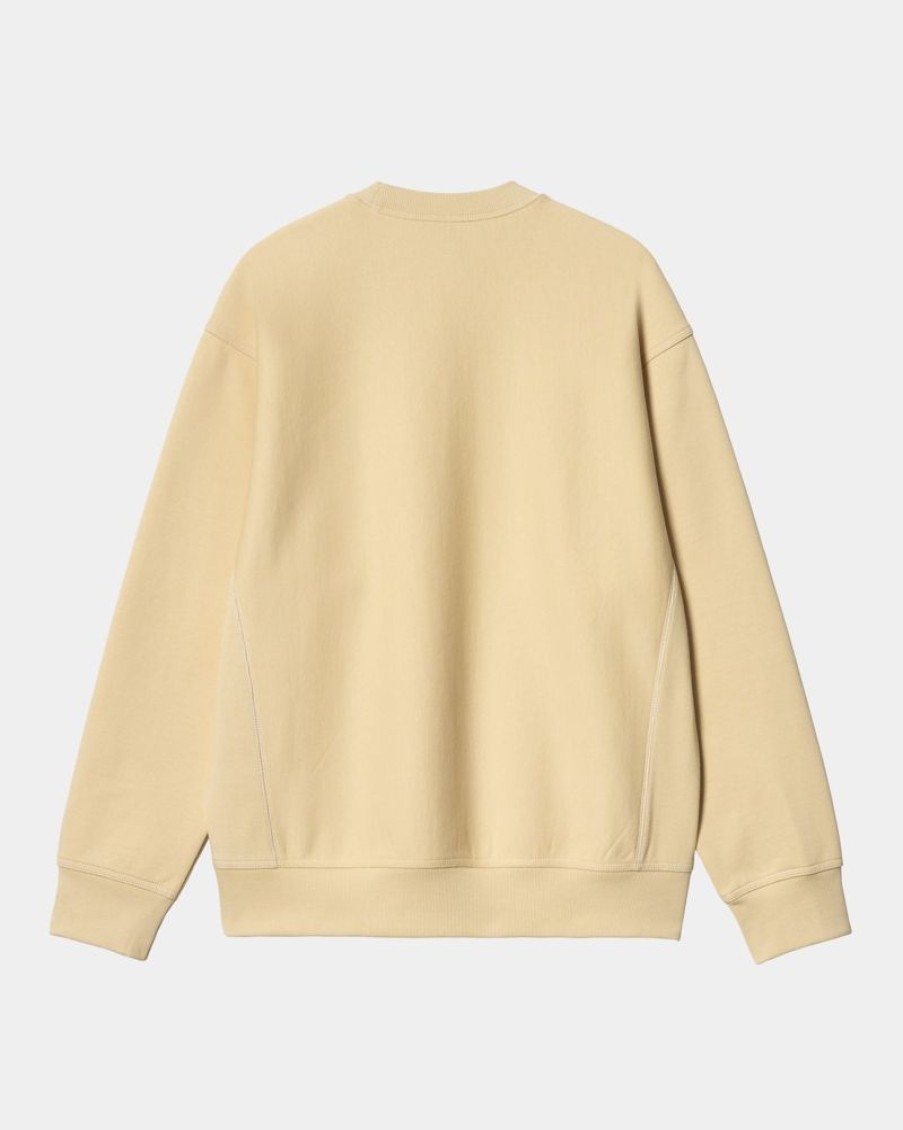 Maend Carhartt WIP | American Script Sweatshirt | Rattan