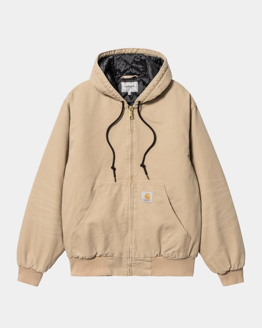 Maend Carhartt WIP | Og Active Jacket (Vinter) | Dusty Hamilton Brown (Gammelt Laerred)