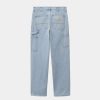 Maend Carhartt WIP | Single Knee Pant - Denim | Bla (Tung Sten Bleget)