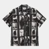 Maend Carhartt WIP | Foto Strip Print Skjorte | Sort Hvid