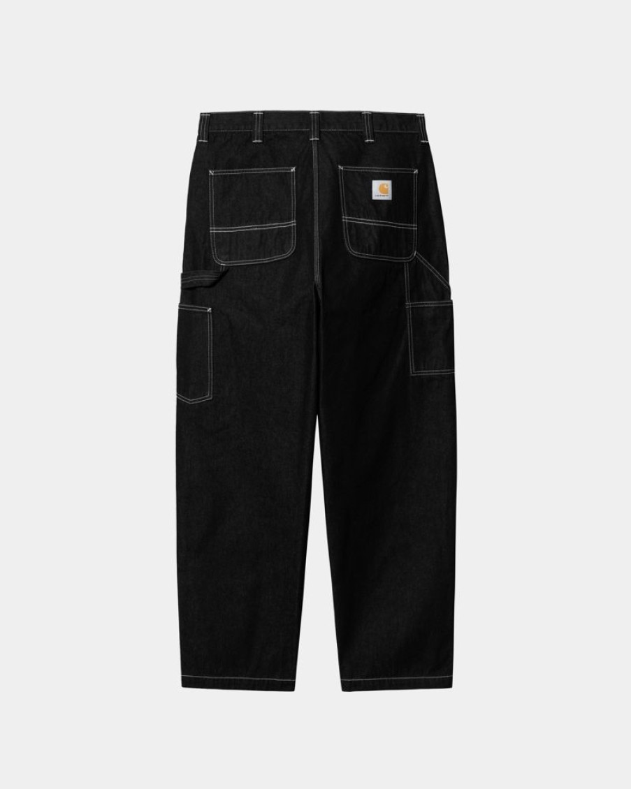 Maend Carhartt WIP | Og Loose Fit Single Knee Pant - Norco Denim | Sort (En Vask)