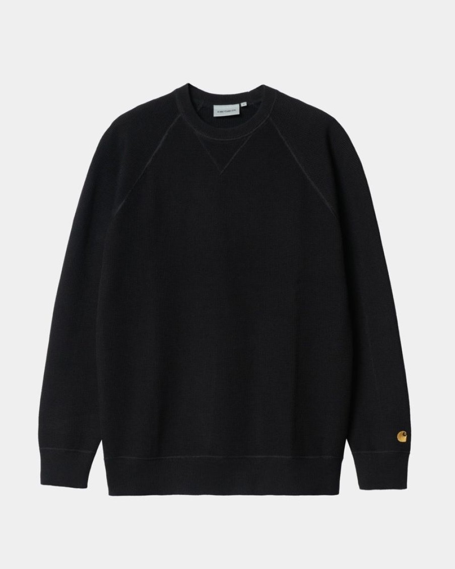 Maend Carhartt WIP | Chase Sweater | Sort