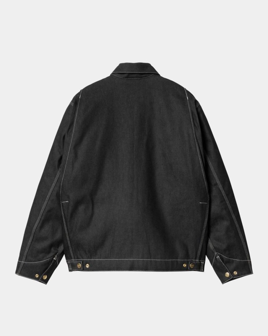 Maend Carhartt WIP | Og Detroit Jakke (Forar) | Sort (Stiv)