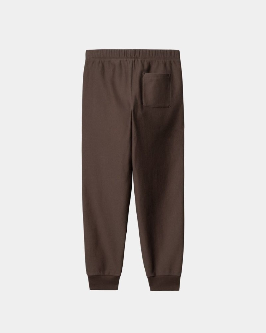 Maend Carhartt WIP | American Script Joggingbukser | Tobak