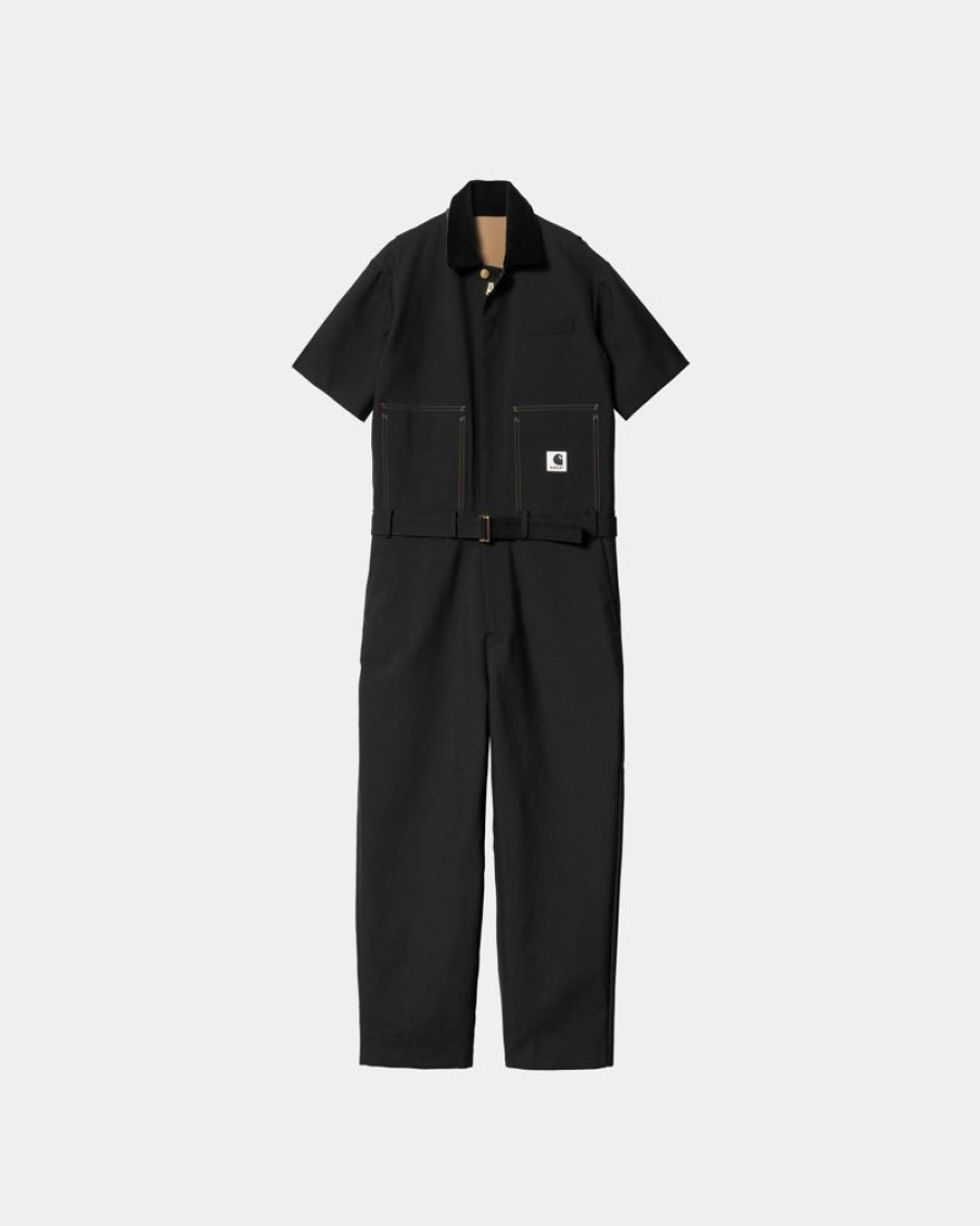 Maend Carhartt WIP | Sacai X Carhartt Wip Suiting Bonding Jumpsuit | Sort