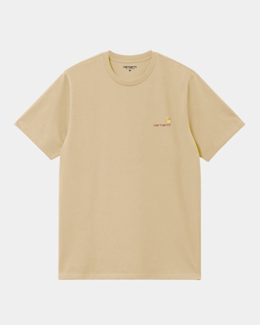 Maend Carhartt WIP | American Script T-Shirt | Rattan