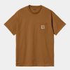 Maend Carhartt WIP | Field Pocket T-Shirt | Hamilton Brown