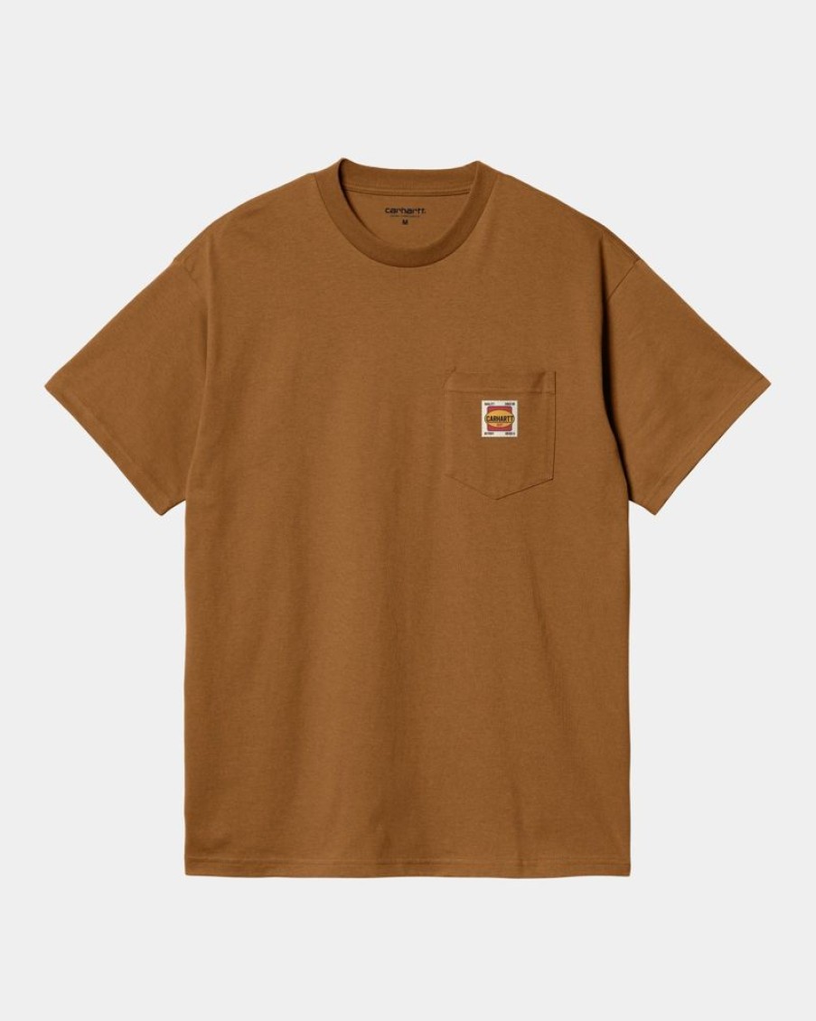 Maend Carhartt WIP | Field Pocket T-Shirt | Hamilton Brown