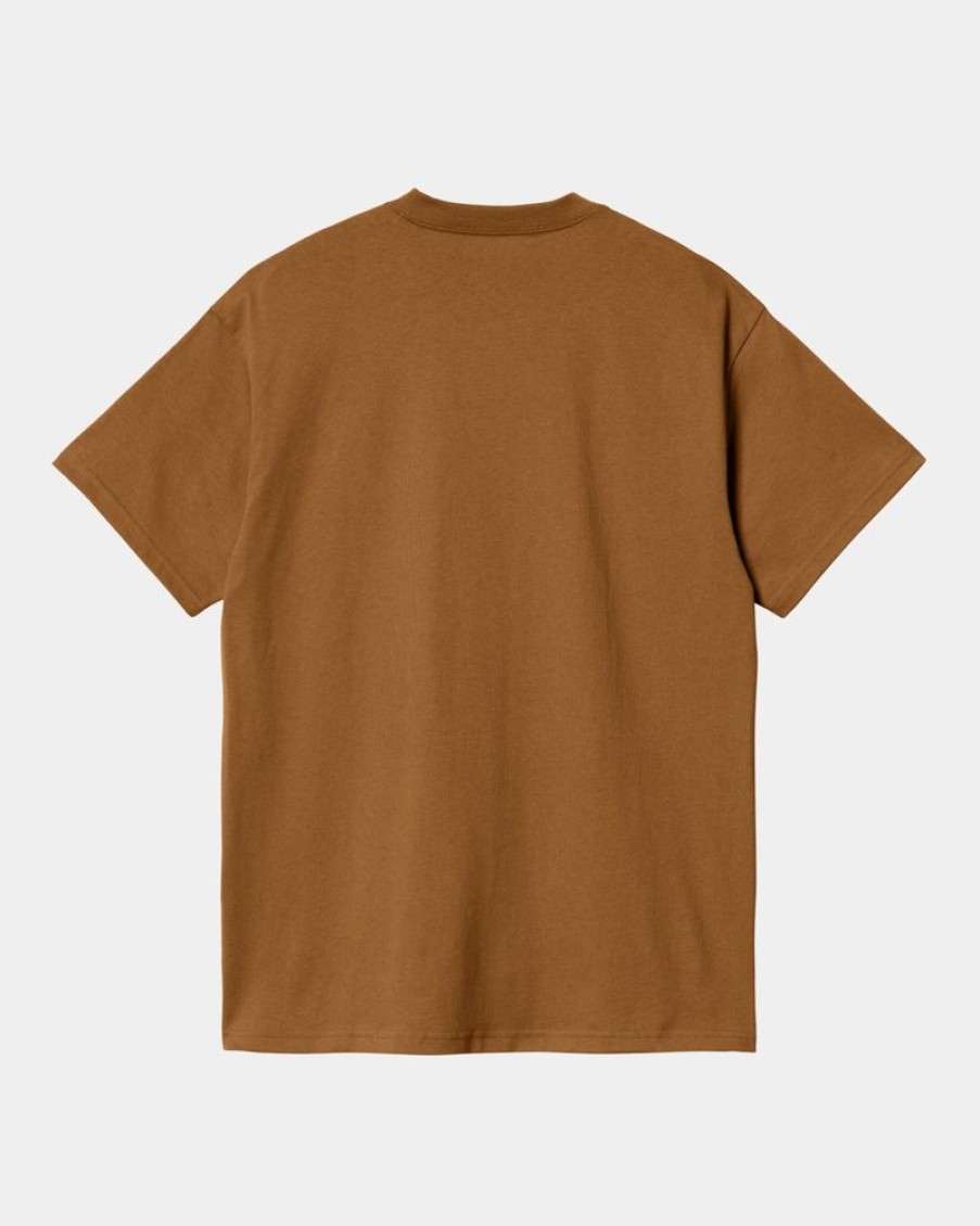 Maend Carhartt WIP | Field Pocket T-Shirt | Hamilton Brown