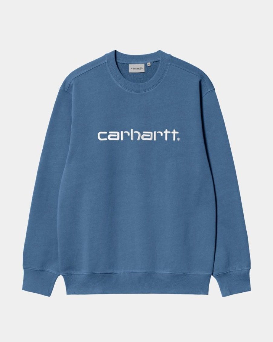 Maend Carhartt WIP | Carhartt Sweatshirt | Sorrent / Hvid