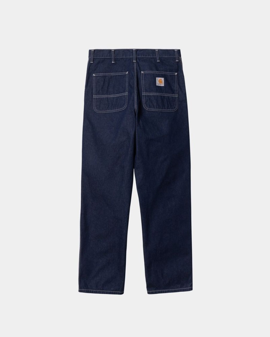 Maend Carhartt WIP | Simple Pant - Denim | Bla (En Vask)