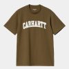 Maend Carhartt WIP | Universitet T-Shirt | Tommer