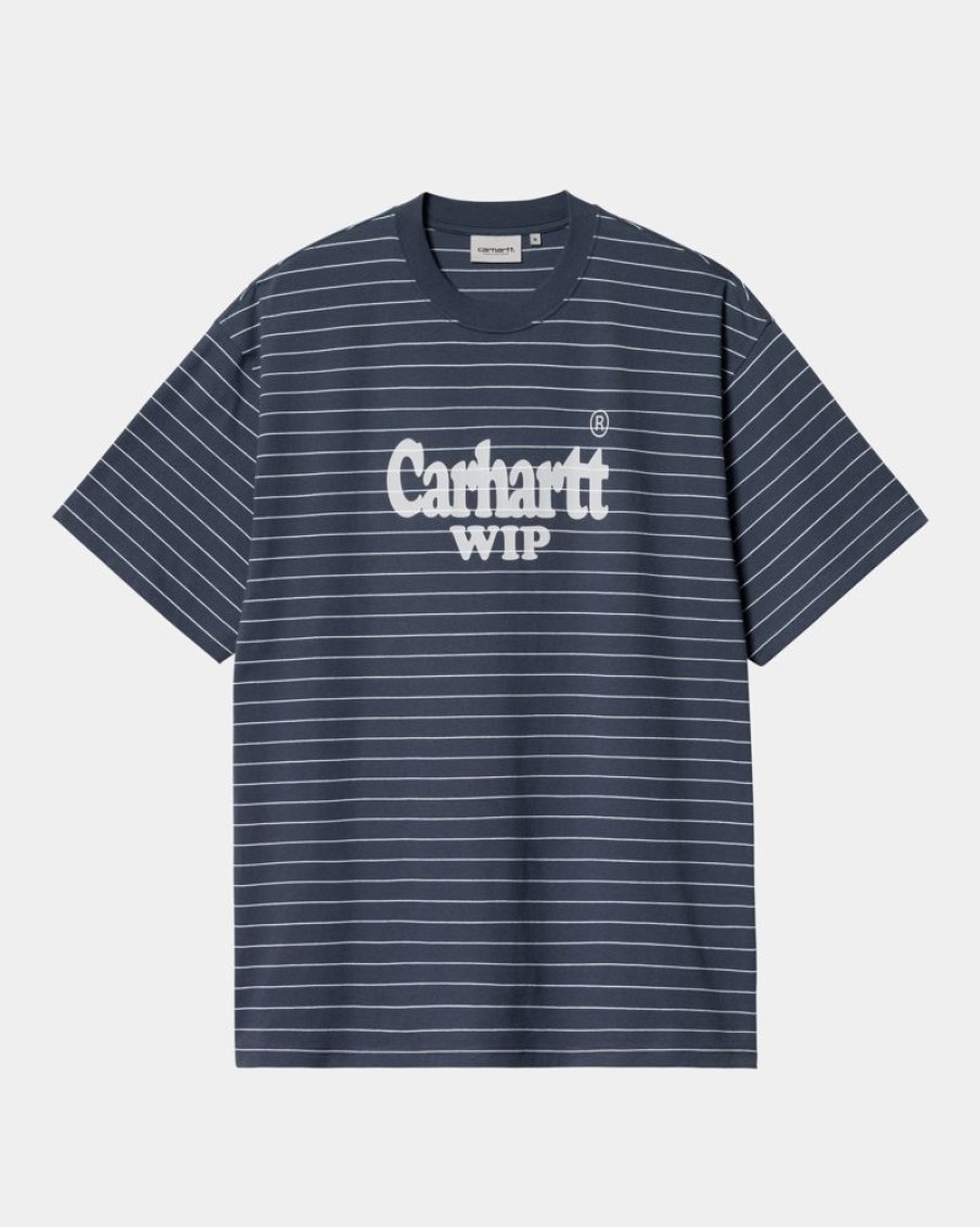 Maend Carhartt WIP | Orlean Spree T-Shirt | Bla / Hvid