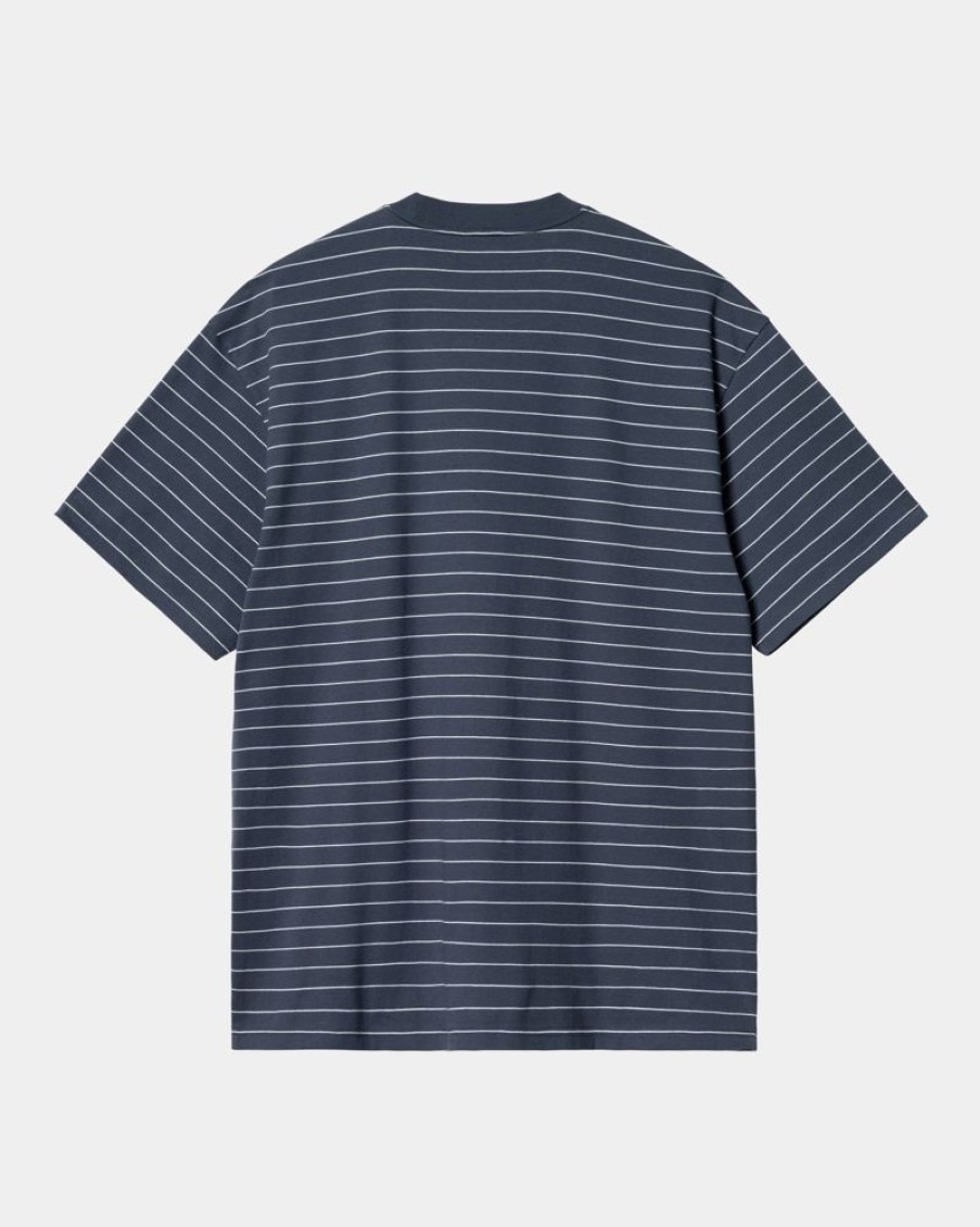 Maend Carhartt WIP | Orlean Spree T-Shirt | Bla / Hvid