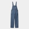 Kvinder Carhartt WIP | Damesmaek Overall Lige - Norco Denim | Bla (Stenvasket)