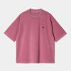 Kvinder Carhartt WIP | Nelson T-Shirt Til Kvinder | Magenta