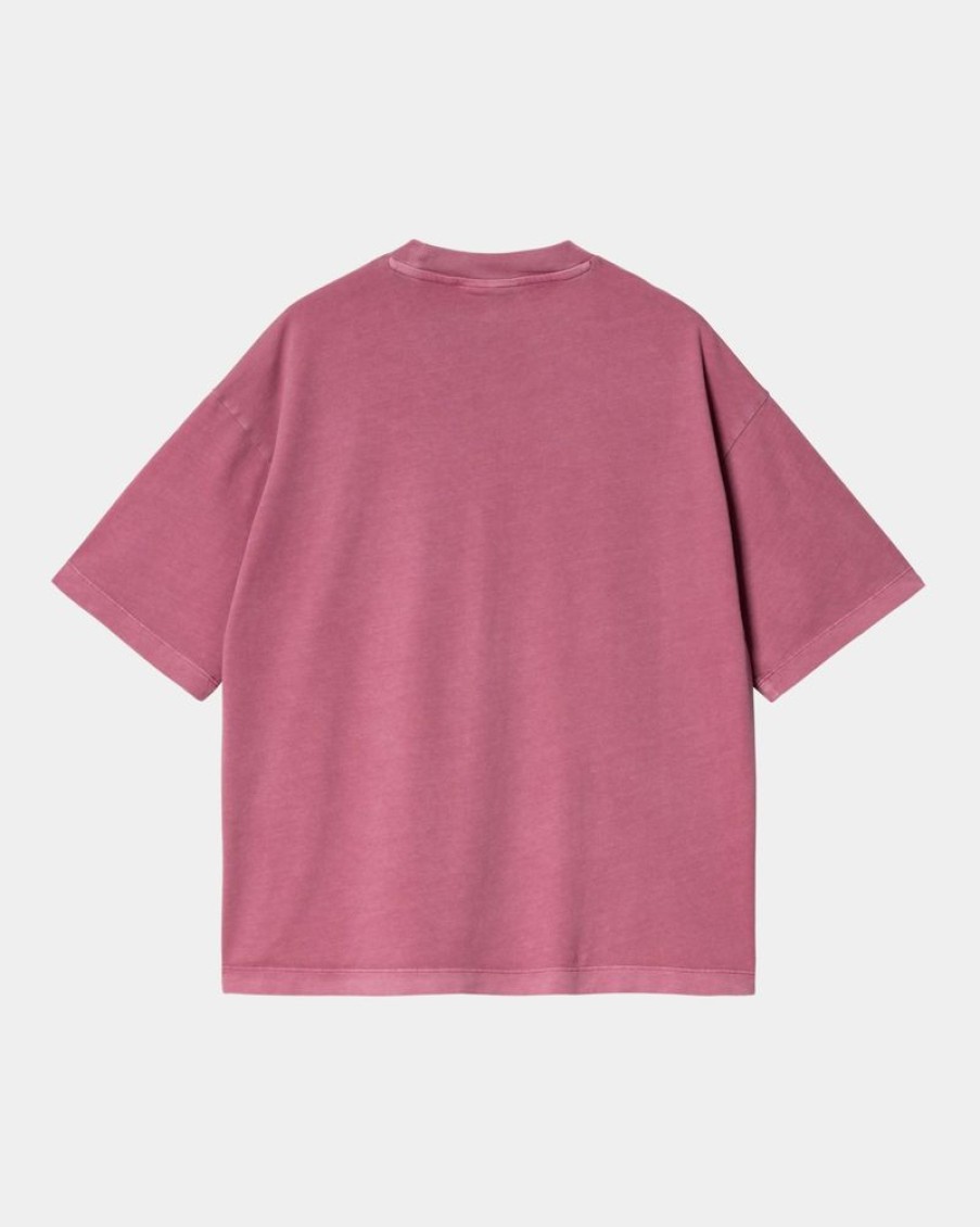 Kvinder Carhartt WIP | Nelson T-Shirt Til Kvinder | Magenta