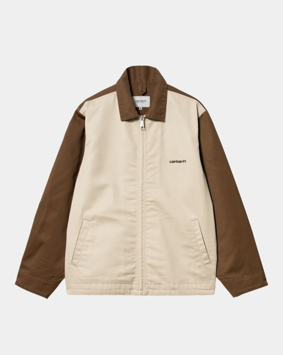 Maend Carhartt WIP | Modul Script Jacket | Tommer/Vaeg (Stiv)