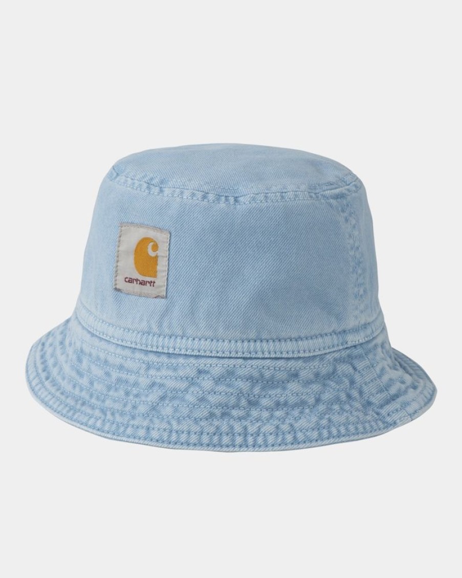 Tilbehor Carhartt WIP | Garnison Bucket Hat | Frostet Bla (Stenfarvet)