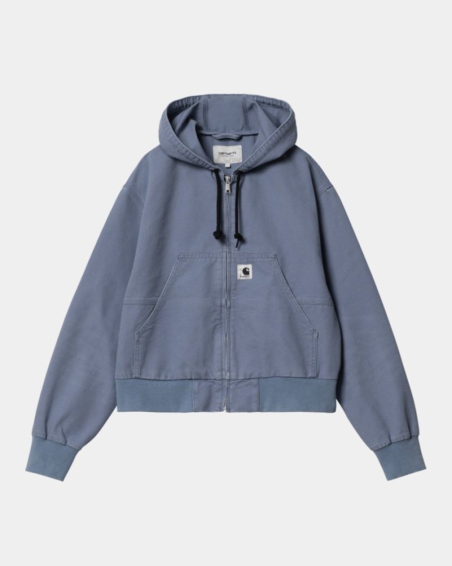 Kvinder Carhartt WIP | Amherst Jakke | Bay Blue (Aeldret Laerred)